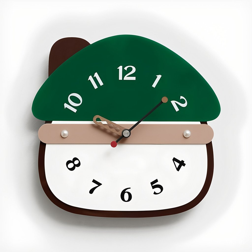 นาฬิกาห้องนั่งเล่นผนังรูปแบบใหม่ที่ทันสมัยเรียบง่ายนาฬิกาแขวน ผู้มีอิทธิพล บ้านการ์ตูน2025 นาฬิกาบรร