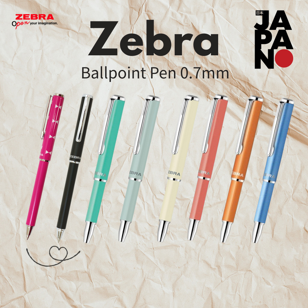 Zebra SL-F1 mini Limited Gadget Color Series Slide Ballpoint Pen 0.7mm Coral Pink