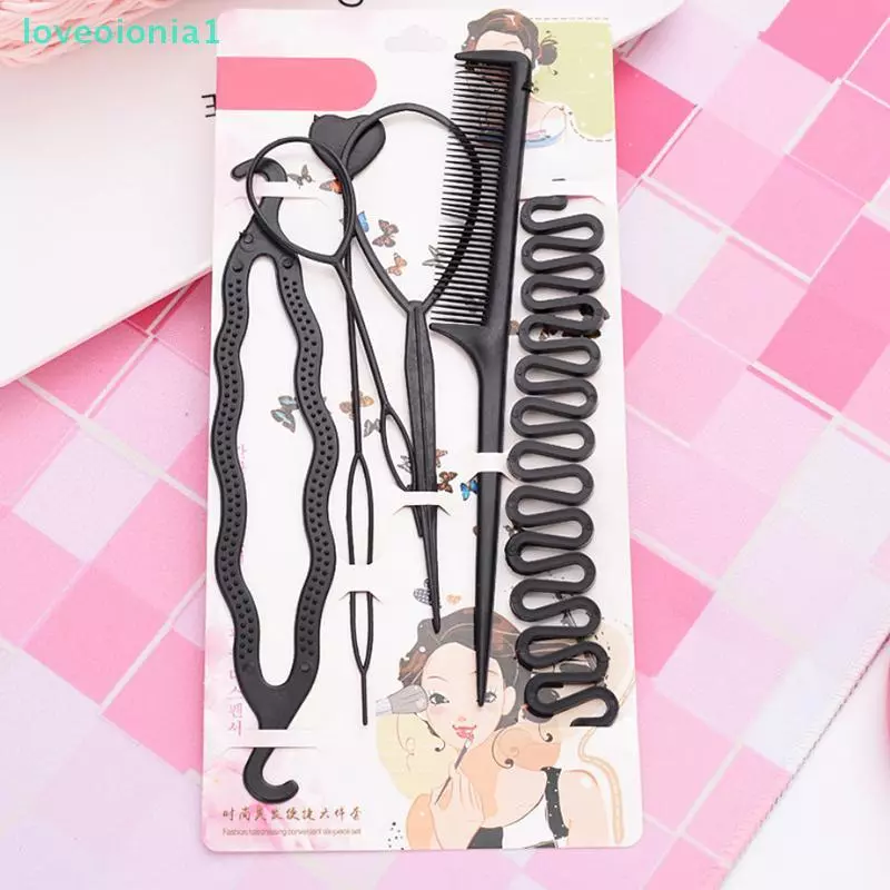 loveoionia1 6 ชิ้น/เซ็ตเด็ก Curler ผม Braid บํารุงรักษาเกลียว Twist เครื่องมือจัดแต่งทรงผม IA