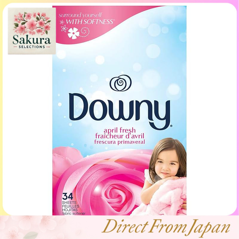 Downy April Fresh Dryer Sheets Fabric Softener - Fresh Spring Sun Scent, Multiple Pack Options