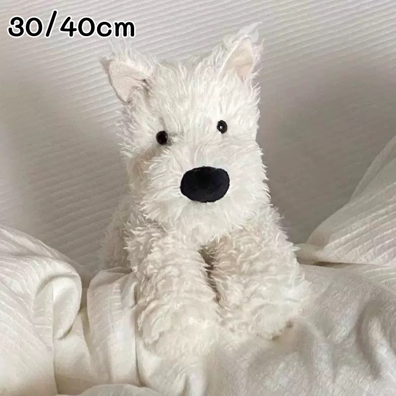 ตุ๊กตา​น้องหมา 22/40cm เนื้อผ้าที่นุ่มสบาย อวบอ้วนและฟู ตุ๊กตาผ้า ของเล่นเด็ก ของขวัญสำหรับเด็ก - รูปที่ 4