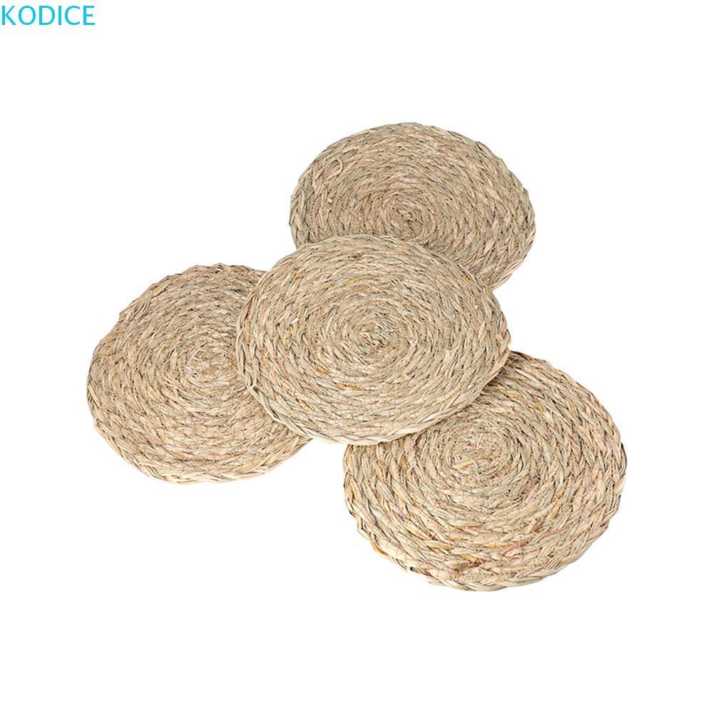 KODICE Coaster รอบ Handmade Kitchen Home ฉนวนกันความร้อน N1N ตกแต่งบ้าน