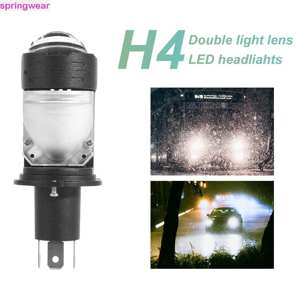 SPRINGWEAR H4 LED Projector Len, High Power Direct Insting H4 LED ไฟหน้าหลอดไฟ,กันน้ําสูง Low Light 