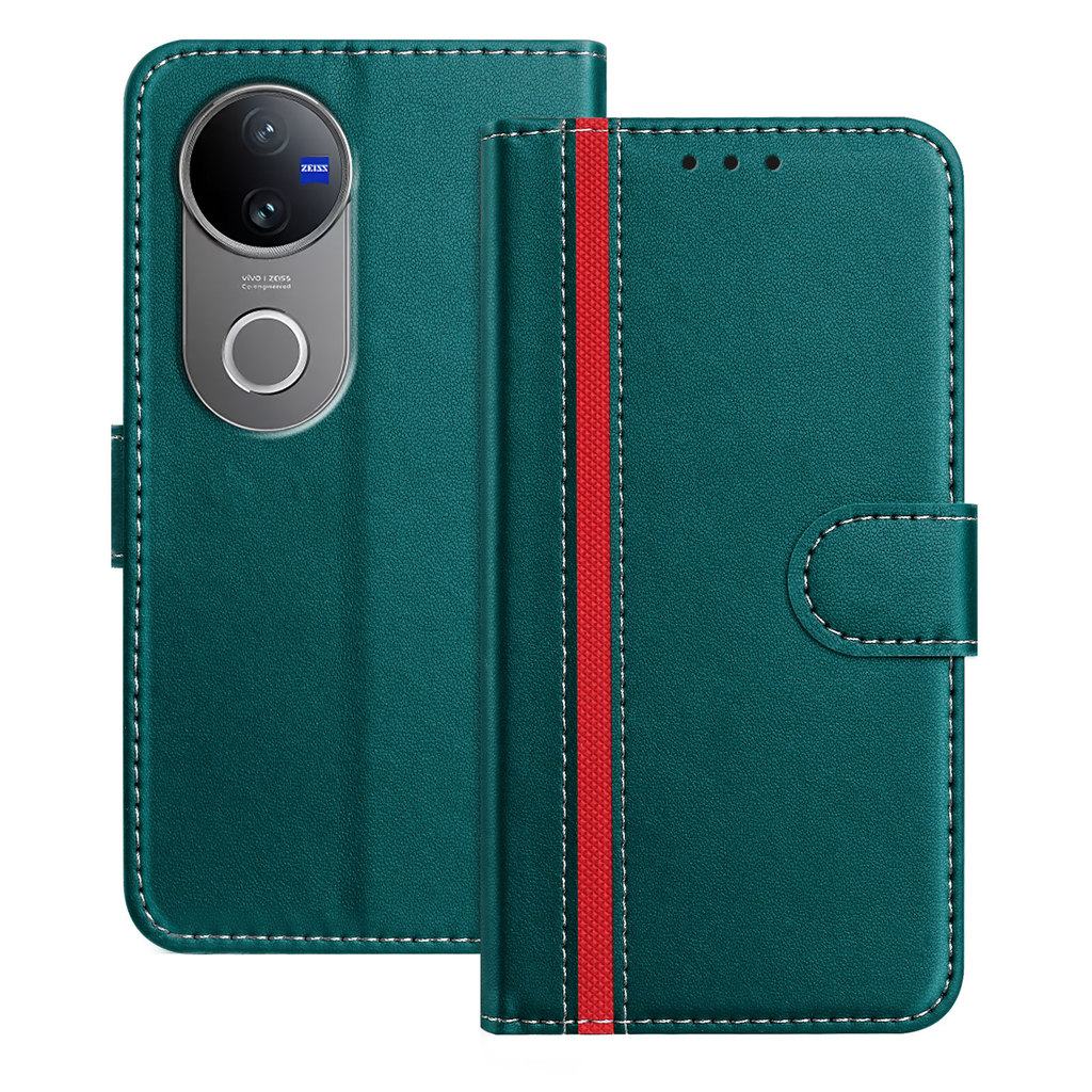For vivo v50 5g case Leather Flip Wallet v50 Phone Case for vivo V50 Back Covers Card Slots Stand Sh