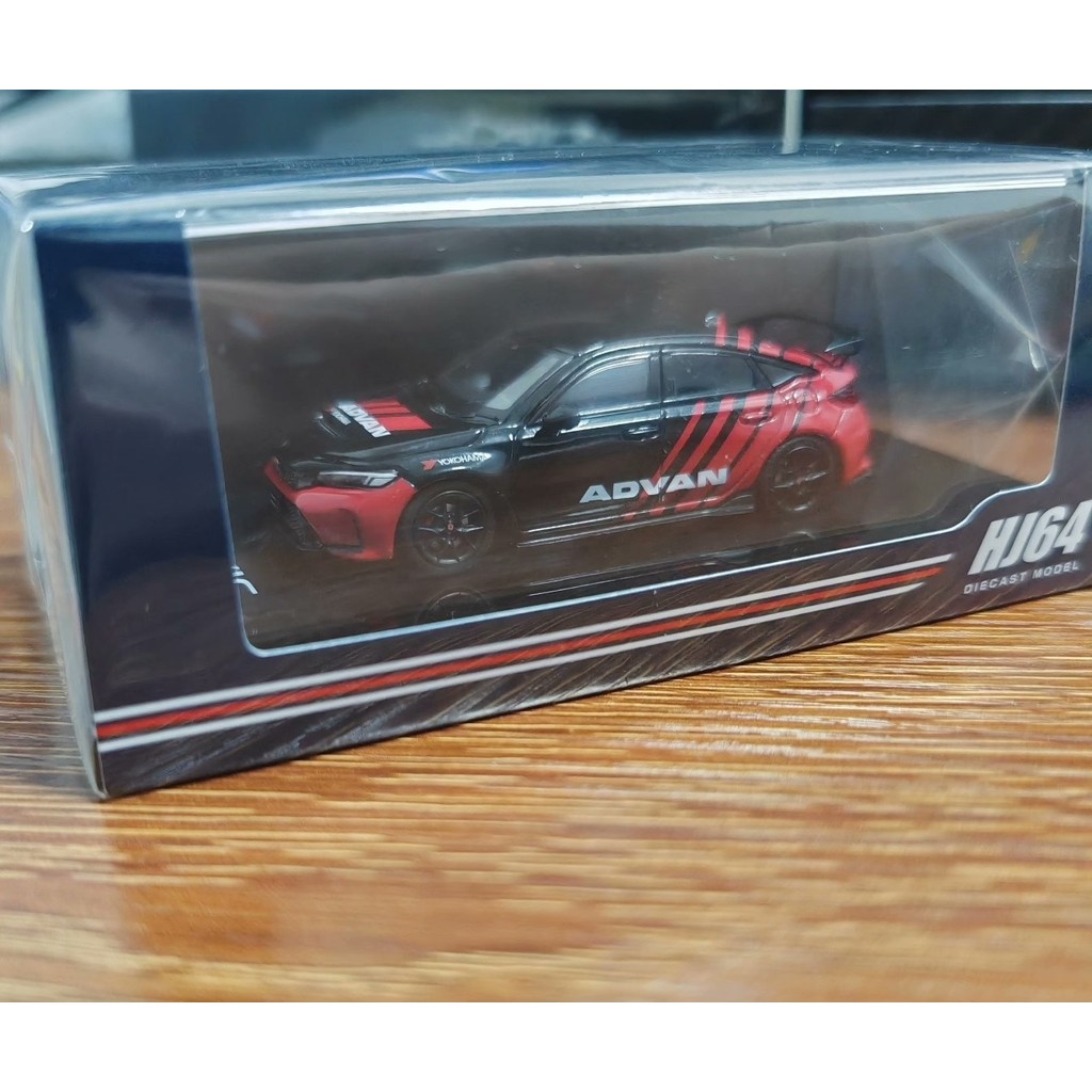 HJ Honda civic FL5 Advan Honda civic FL5 Advan Honda civic Fl5 1: 64 โมเดลรถอัลลอย ใหม่เอี่ยมยังไม่ไ