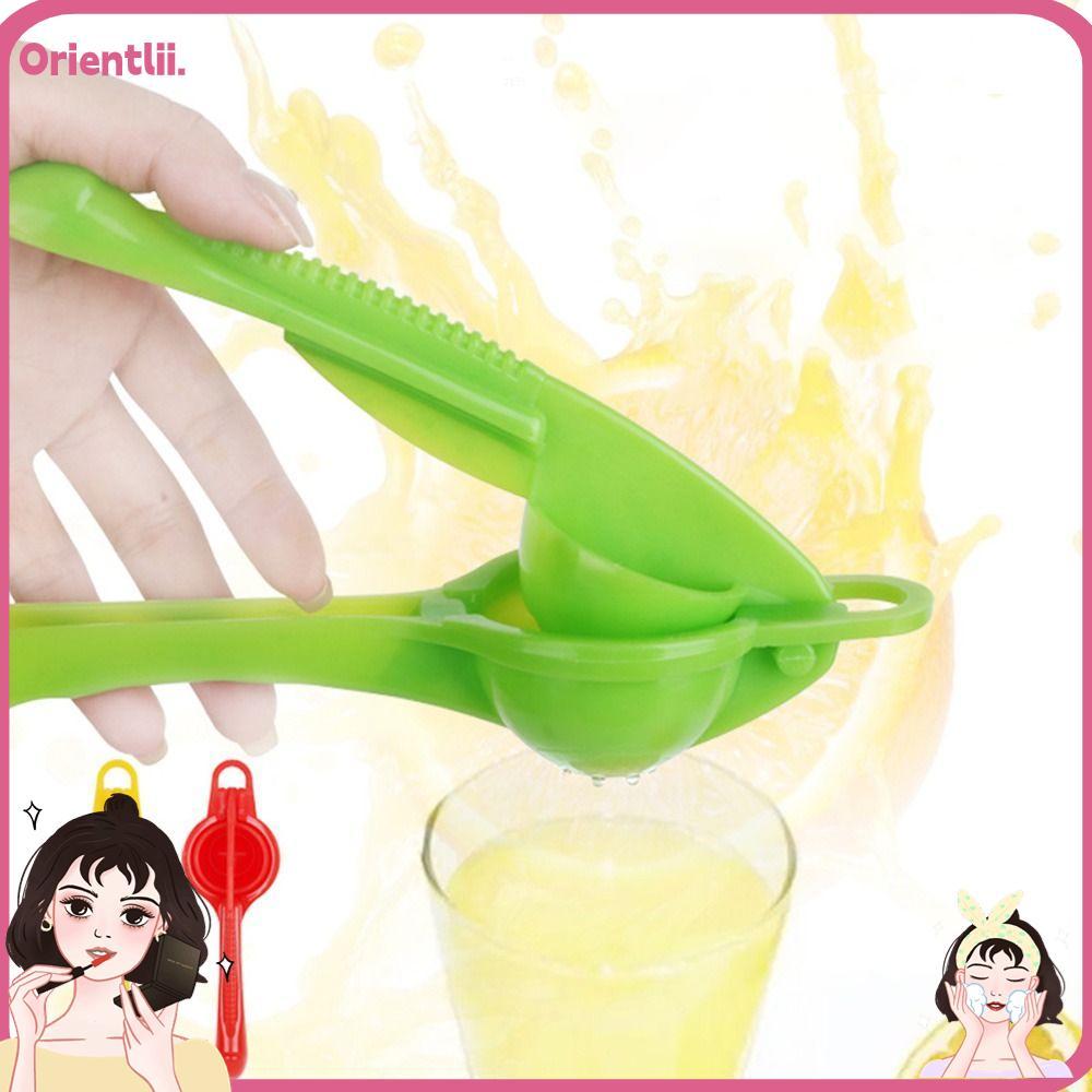 ORIENTTK Fruit Lime Press Plastic Portable Citrus Lemon Squeezer