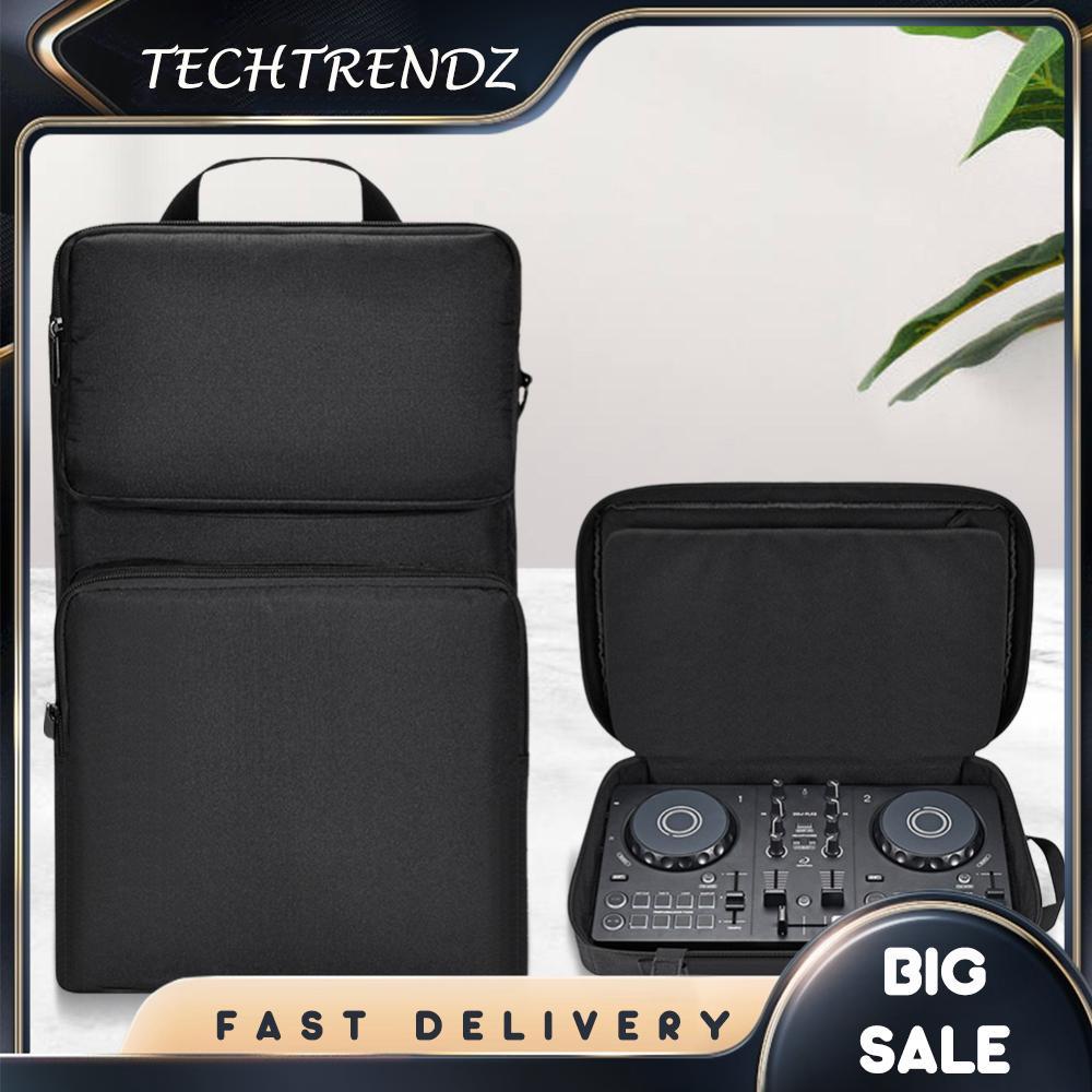 กระเป๋าเก็บแบบพกพาพร้อมสายคล้องไหล่ปรับได้พกพาสําหรับ Pioneer DDJ-200/DJ-WeGO4 สําหรับ Hercules Inpu