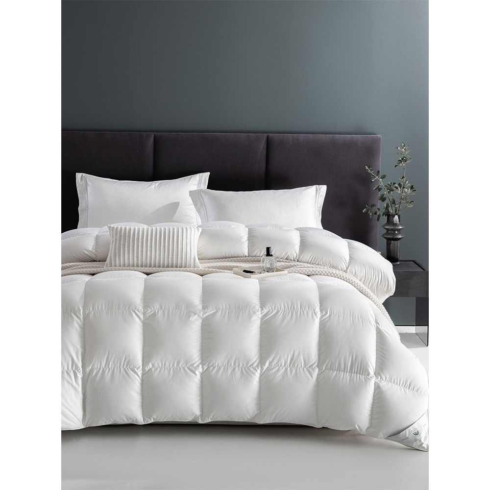 Youxiang Home Textiles Daduo 95 ผ้านวมกํามะหยี่สีขาวผ้านวมลงผ้านวมฤดูหนาวหนา Warm Goose Down Quilt Q