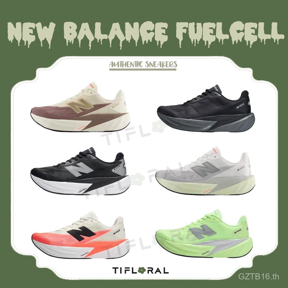 New Balance FuelCell Rebel v5 รองเท้าวิ่งสำหรับทั้งผู้หญิงและผู้ชาย พร้อมการรับประกันของแท้ 0OH6