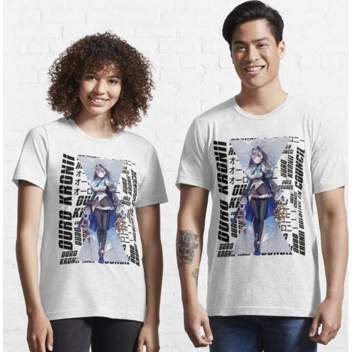 เสื้อยืด ลาย Ouro Kronii สไตล์ญี่ปุ่น สําหรับผู้ชาย และผู้หญิง