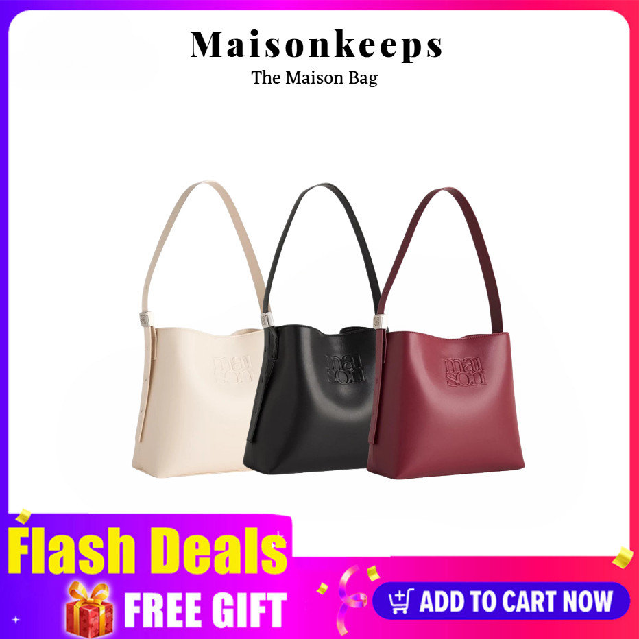 【สินค้าพร้อมส่ง】Maisonkeeps The Maison Bag กระเป๋า กระเป๋าสะพายข้าง กระเป๋าถือ เ