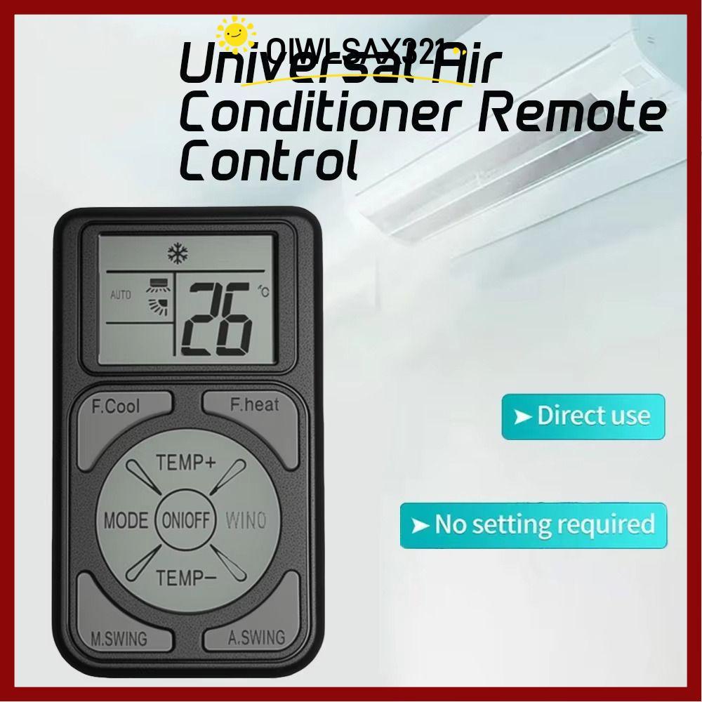 OIWLSAX321 รีโมทคอนโทรลเครื่องปรับอากาศ, รีโมทคอนโทรล A/C สากลขนาดเล็ก, พร้อมปุ่มเรืองแสง แผงควบคุมระยะไกล