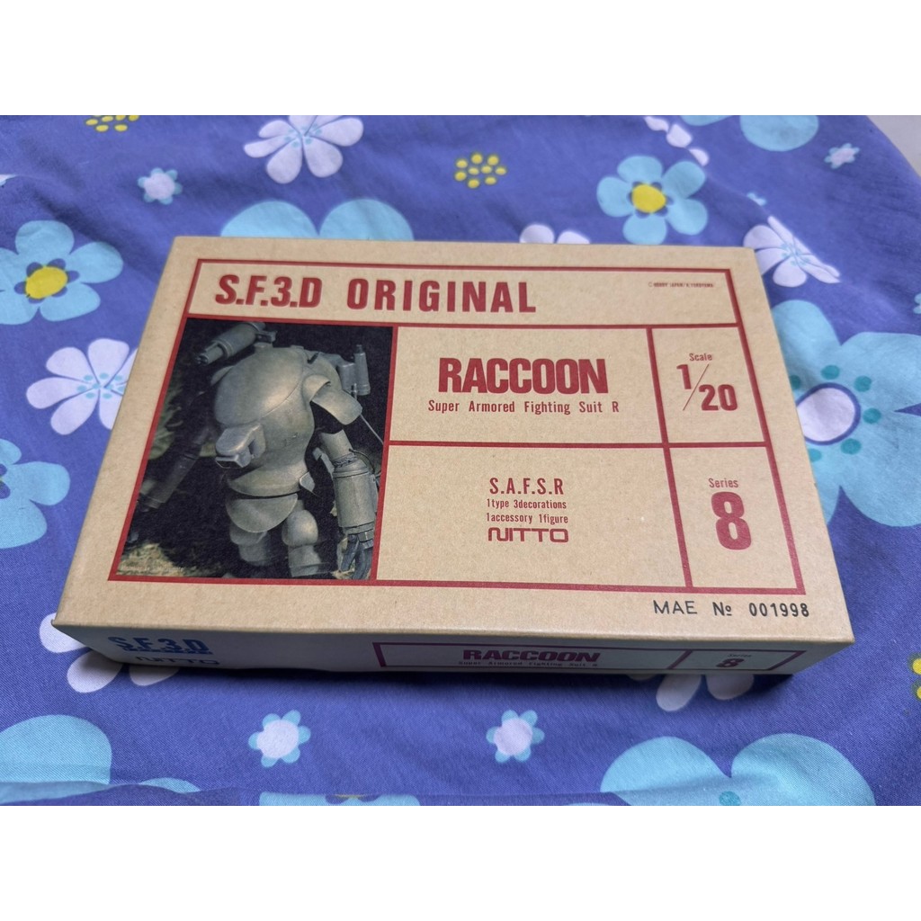 NITTOKU Nitto SF3D 1/20 SAFS Raccoon Super Armored Combat Suit Assembled Model Board Piece ใหม่เอี่ย