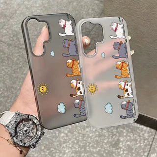 เคสโทรศัพท์ for Samsung A56 A55 A07 A35 A05S A16 A57 A54 A15 A36 A17 S24 S25 S26 Ultra A34 A53 A26 A27 A37 น้ำค้างแข็ง