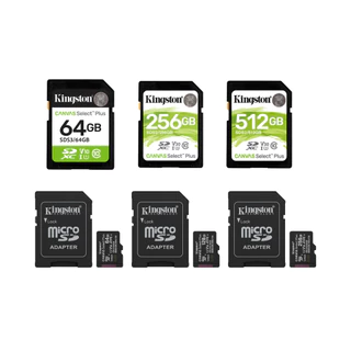 KINGSTON MICRO SD (ไมโครเอสดีการ์ด) SDS2/SDCS3/SDS3 64GB - 512GB