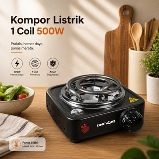 Taffware Kompor Pemanas Listrik Mini Kopi Teh 500W EU Plug - WY-03B
