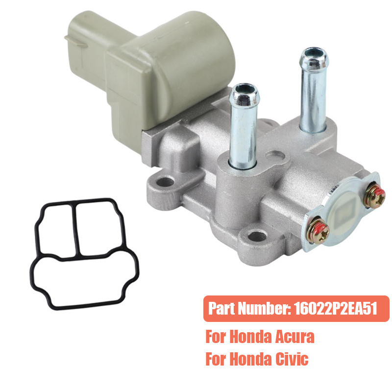 วาล์วควบคุมอากาศเดินเบาสําหรับ Honda Civic 1.6L SOHC AC184 AC186 AC438 16022P2EA51 16022P2AJ01