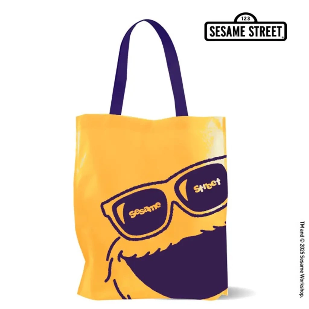 Se-ed (ซีเอ็ด) : SST7-กระเป๋าสปันบอนด์ : SESAME STREET-7D Spunbond Bag (SST7D-SPB-35.5-YE) W35.5xH40xB10 cm.