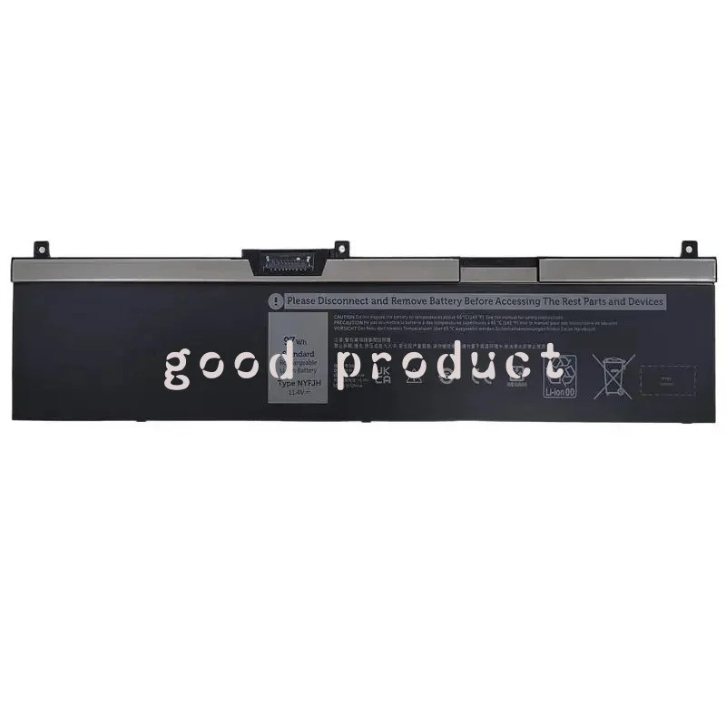 Zh NYFJH แบตเตอรี่สําหรับ Dell Precision 7530 7730 7540 7740 P34E P74F 0WMRC GW0K9 97Wh