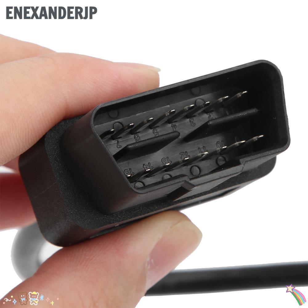 ENEXANDERJPสายเครื่องมือวินิจฉัย,30ซม./11.8นิ้วเปิดปลั๊กลวดOBD2อะแดปเตอร์,สากล16ขาชายDIYการปรับเปลี่ยนเฉพาะOBD2 Pigtailอุปกรณ์การพัฒนาและการทดสอบ