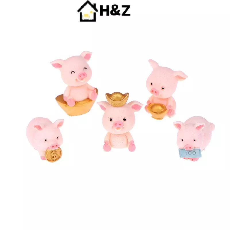 H&Z Fortune Pig Miniature Figurine thumbnail 7