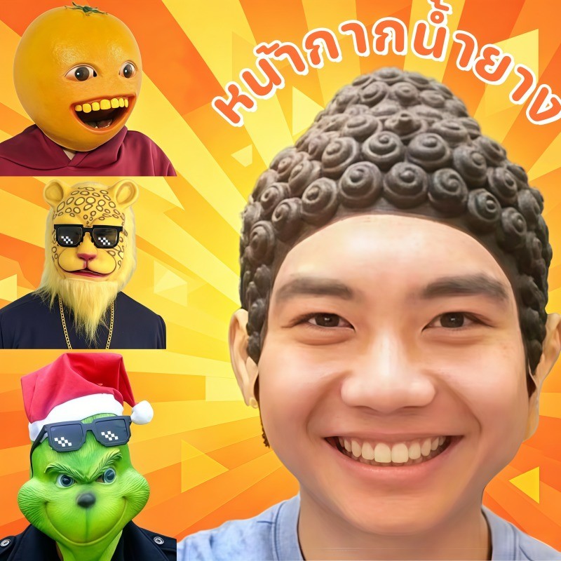 หมวกคอสเพลย์ รูปพระพุทธรูปทาทากาตะ สําหรับผู้ใหญ่ หมวกว่ายน้ำ Cosplay วันฮาโลวีน