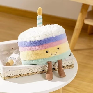 Aoduoyaya ตุ๊กตาเค้กสายรุ้ง ตุ๊กตาสัตว์ น่ารัก ของขวัญวันเกิด ของเล่นเด็ก ของขวัญวันหยุด