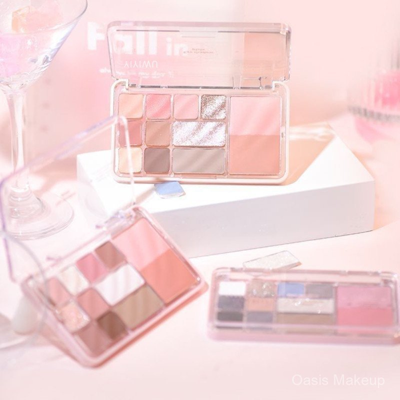 อายแชโดว์ 12 สี หลากสี แมท กระพริบ เดลี่ ไม่ใช่-บิน ผง รูปที่ 4