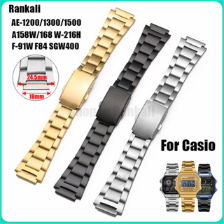 18 มม.สําหรับนาฬิกา Casio AE-1200/1300 F-91W SGW400 F84 A158…
