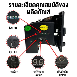 COD🔥รับประกันสินค้า 🔥เครื่องรับเหรียญ ตู้น้ำ เครื่องหยอดเหรียญ สล็อตหยอดเหรียญ ตัวหยอดเหรียญ รับทุกเหรียญ