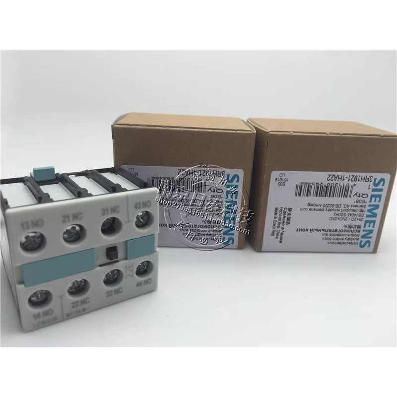 Siemens Auxiliary Contact 3RH1921-1HA22/3RH1921-1FA22 สต็อกพร้อมใหม่เอี่ยม