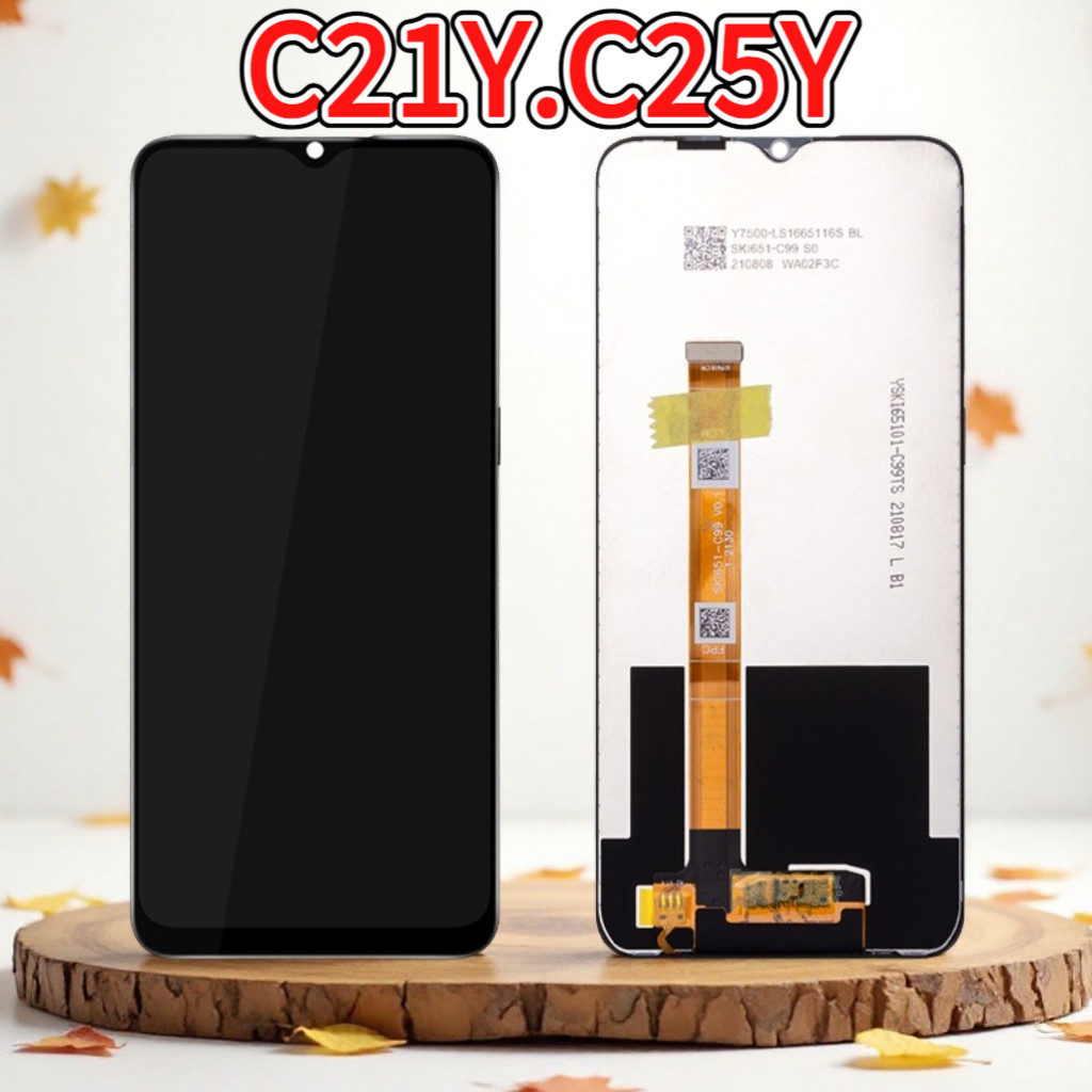 จอแสดงผล 6.5 "สําหรับ Realme C21Y C25Y LCD Touch Screen Digitizer เปลี่ยน