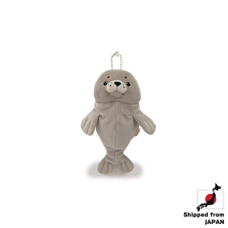 Shinada Global Mochi Series Mochi Seal Gray (mini) 7×5×14cm Plush Toy Seal Animal MOAZ-0088G【Direct 
