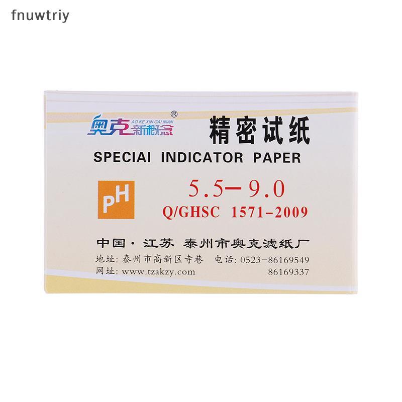 [fnuwtriy] 80Strips Meters Meters ตัวบ่งชี้ค่า PH 5.5-9.0 กระดาษทดสอบ Litmus กรดอัลคาไลน์ VN