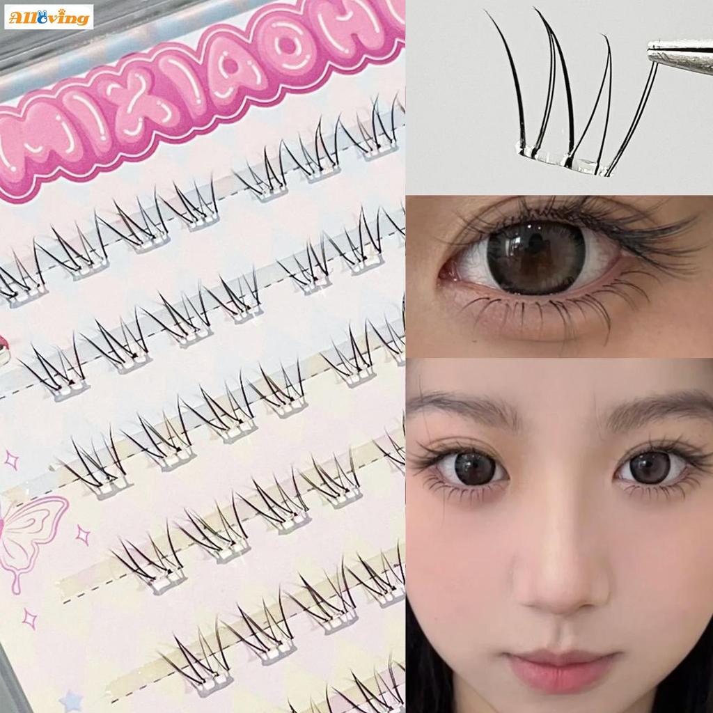 คอสเพลย์แต่ละ Lashes Clusters Soft Manga Bottom Cluster Lashes สําหรับช้อปปิ้งออกเดททุกวันใช้