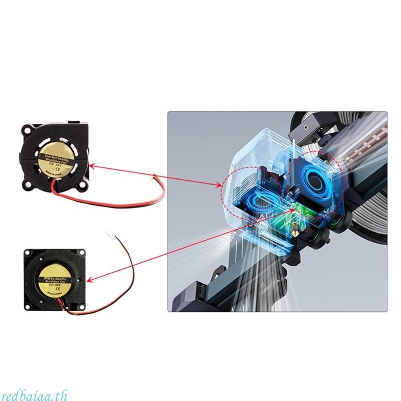 Redbaiaa 4010 4015 3010 พัดลมโบลเวอร์ 4010 แบริ่งคู่พัดลมระบายความร้อนแบบไม่มีแปรงสําหรับ Neptune