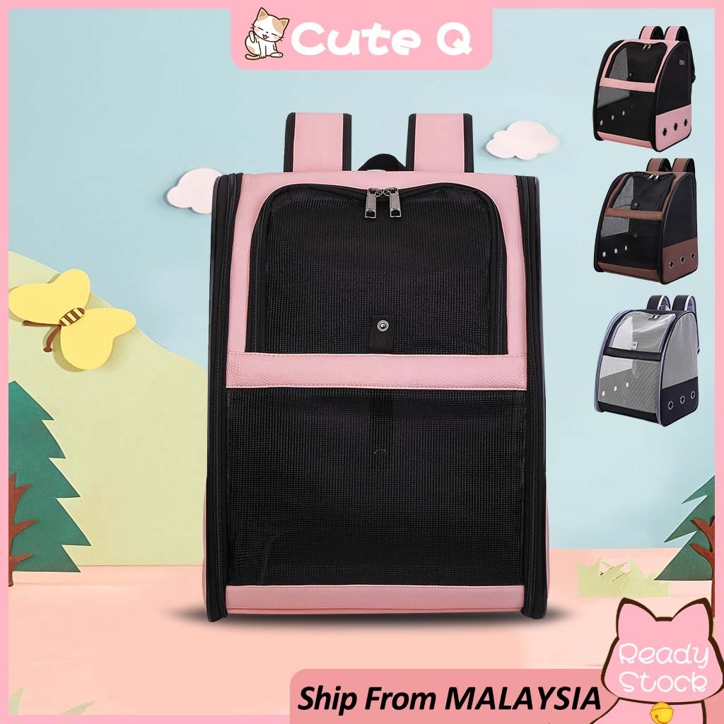 Beg kucing Cat Backpack Cat Bag Carrier Bag Kucing Galas Belakang Beg Kucing Travel 猫包