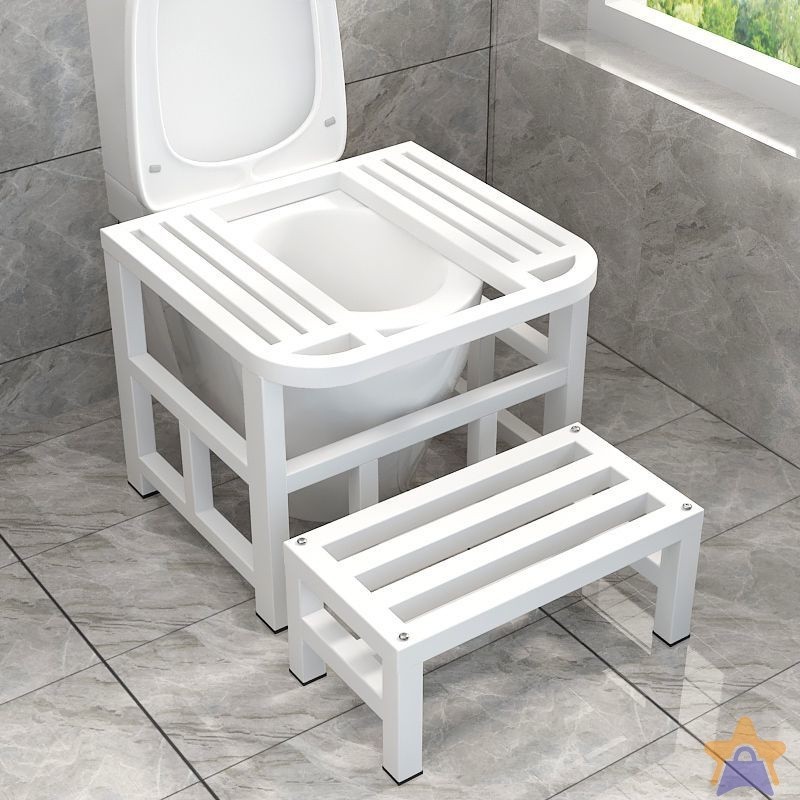 Toilet seat, toilet squat toilet, toilet footstool, toilet stand, toilet standing footstool set