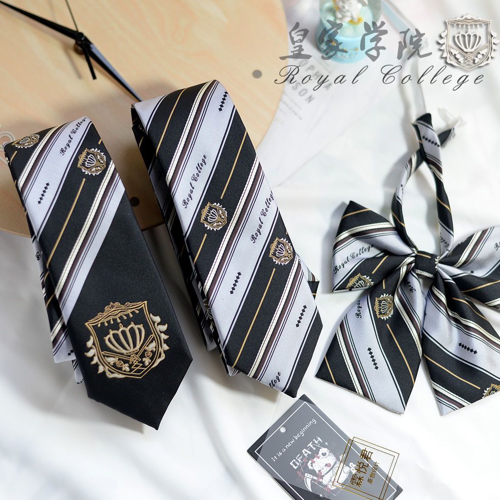 原创JK/DK领带ชายเสื้อ小皇home学手打提ดอกไม้เอว Yui หญิง JK/DK เน็คไทเสื้อเชิ้ตผู้ชายวัตถุขนาดเล็ก emperor3e5x9