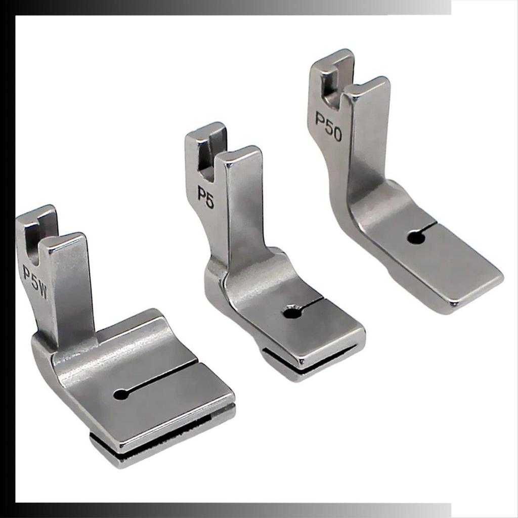 3PCS Gathering จีบ/หมุน Presser เท้า P5 P50 P5W สําหรับจักรเย็บผ้าอุตสาหกรรม, Fine Workmanship u1bhh