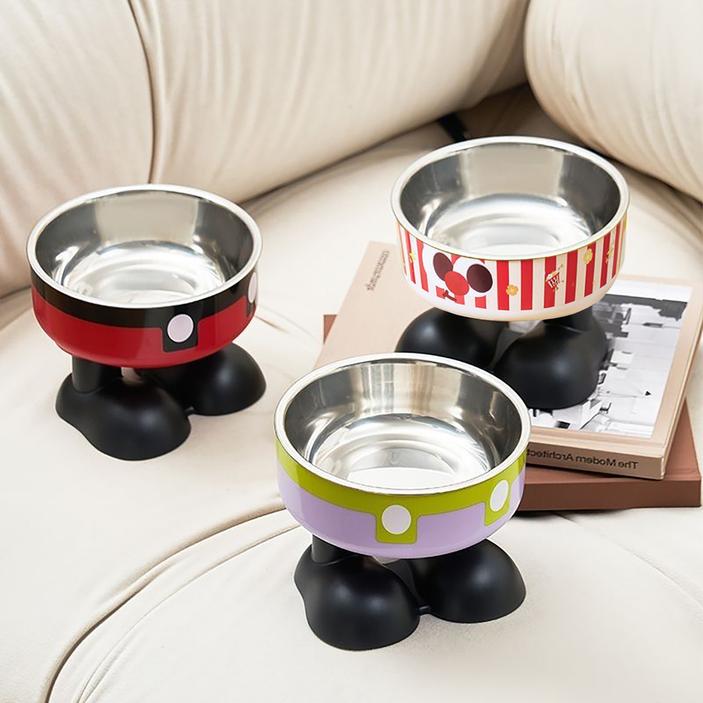 🔥ชามอาหารแมว🔥ชามหมา ชามแมว 2ชั้น ชามสแตนเลส มีขอบยางกันลื่น ชามอาหารสัตว์เลี้ยง ถอดล้างง่าย - รูปที่ 7