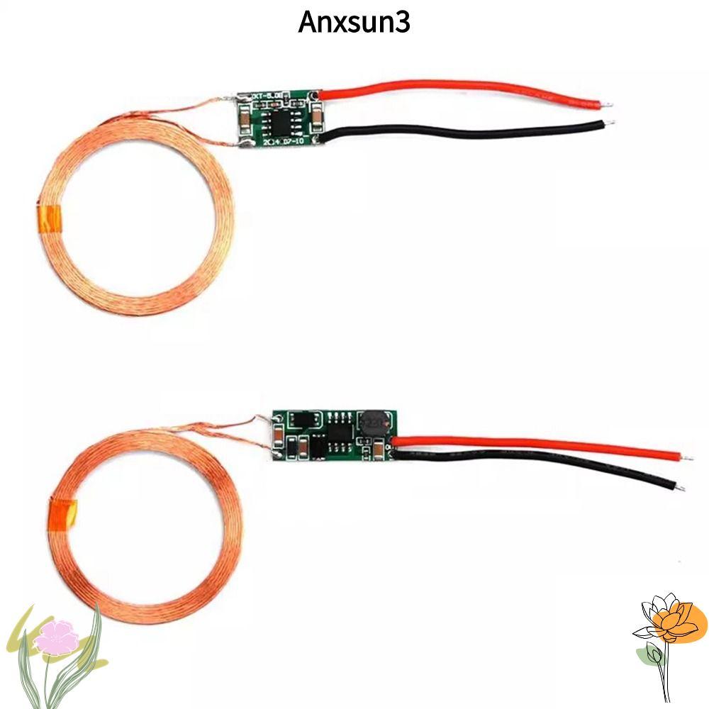 ANXSUN3 แหล่งจ่ายไฟไร้สาย, ตัวรับสัญญาณ 5V1A/5V2A โมดูลชาร์จไร้สาย, อุปกรณ์เสริม DIY เครื่องส่งสัญญา
