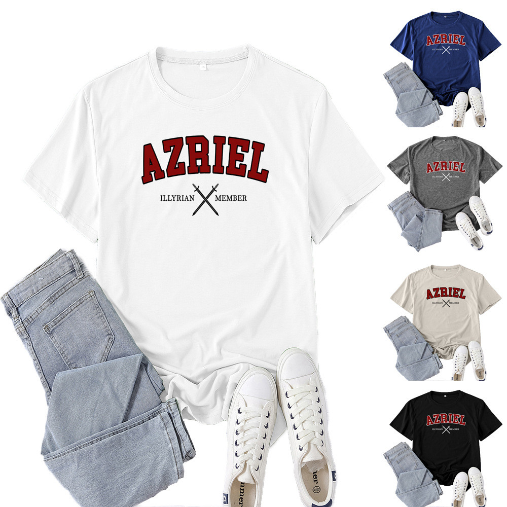 กางเกงขาสั้นAzriel Illyrian ลายพิมพ์ดอกไม้สำหรับผู้หญิงในฤดูร้อน