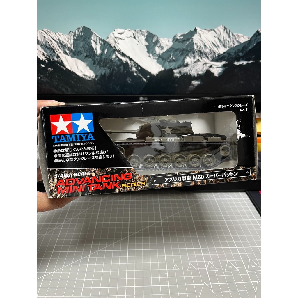 1/48 tamiya tamiya US Army m60 รถถังหลัก Super Barton US M60 TANK SUPER PATTON Appearance Self-View 