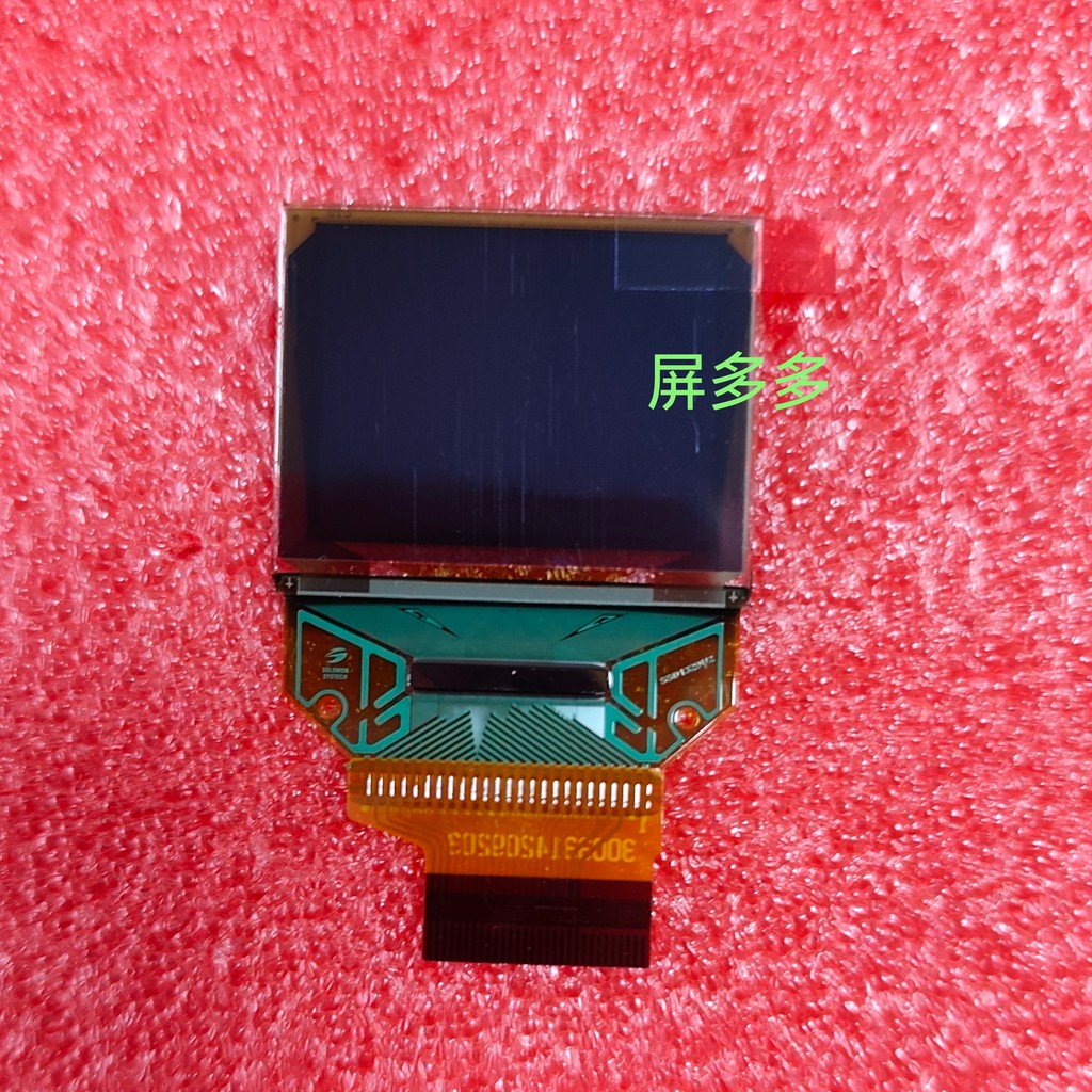 หน้าจอ OLED สี 4 ซม. 128 * 96 Dot Matrix หน้าจอ SSD1329 SSD1329U2 การเชื่อมต่อ 30pin