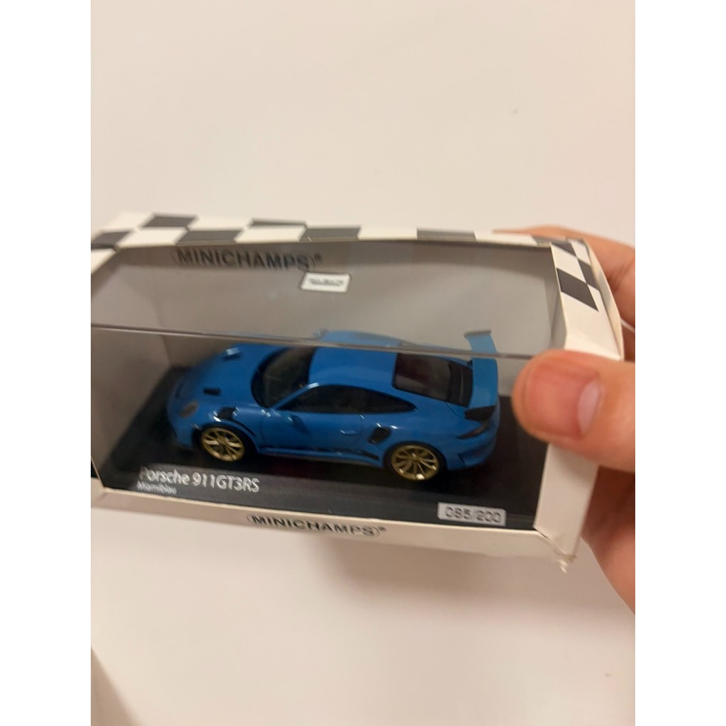 1: 43 Mini Cut รุ่น Porsche 911 991 II GT3RS รถจําลองรุ่นตกแต่ง Limited Edition