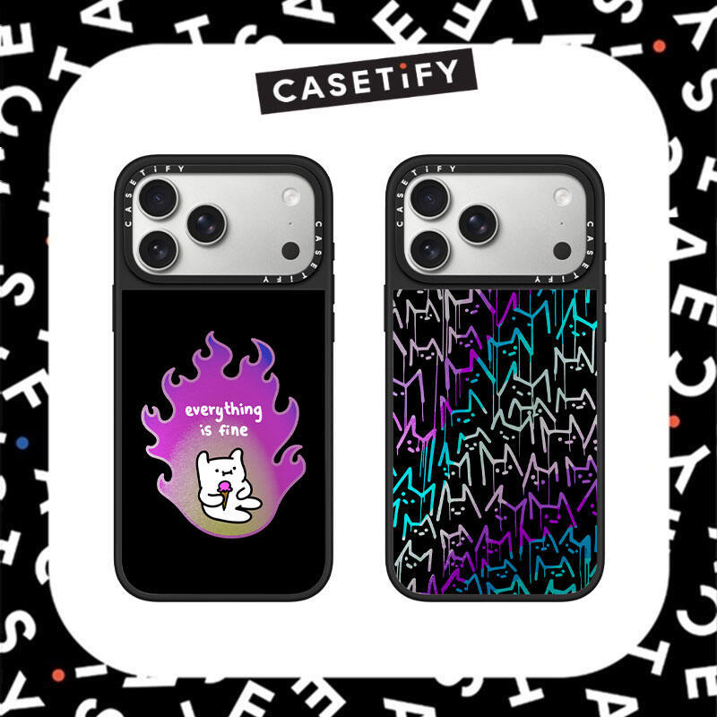 CASETiFY COSMIC COOLMAN series1 เคสกระจกพร้อม Magsafe สําหรับ iPhone 17 Pro Max / iPhone 17 Air / iP
