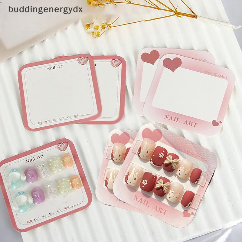 [ใหม่] 20/50 แผ่น 6.5x6.3 ซม. กระดาษแข็ง Paing เล็บปลอมออกแบบ Swatch แสดงการ์ด สําหรับเล็บปลอมและแสดงผลเล็บ [TH]
