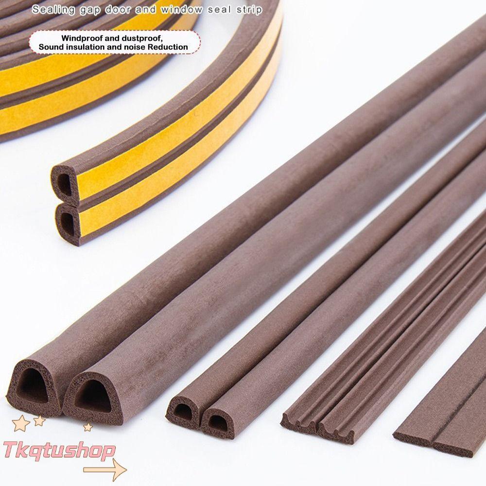 IMIHAN1 แถบซีลประตูปอกสภาพอากาศกันเสียงแบบมีกาวในตัว, แถบซีลประตู EPDM ยืดหยุ่นสําหรับประตู
