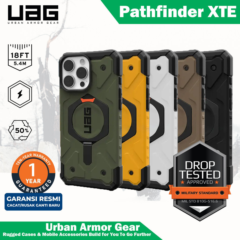 UAG Pathfinder XTE เคส iPhone 16 15 14 13 Pro Max Plus กันกระแทก Kickstand Protective Case